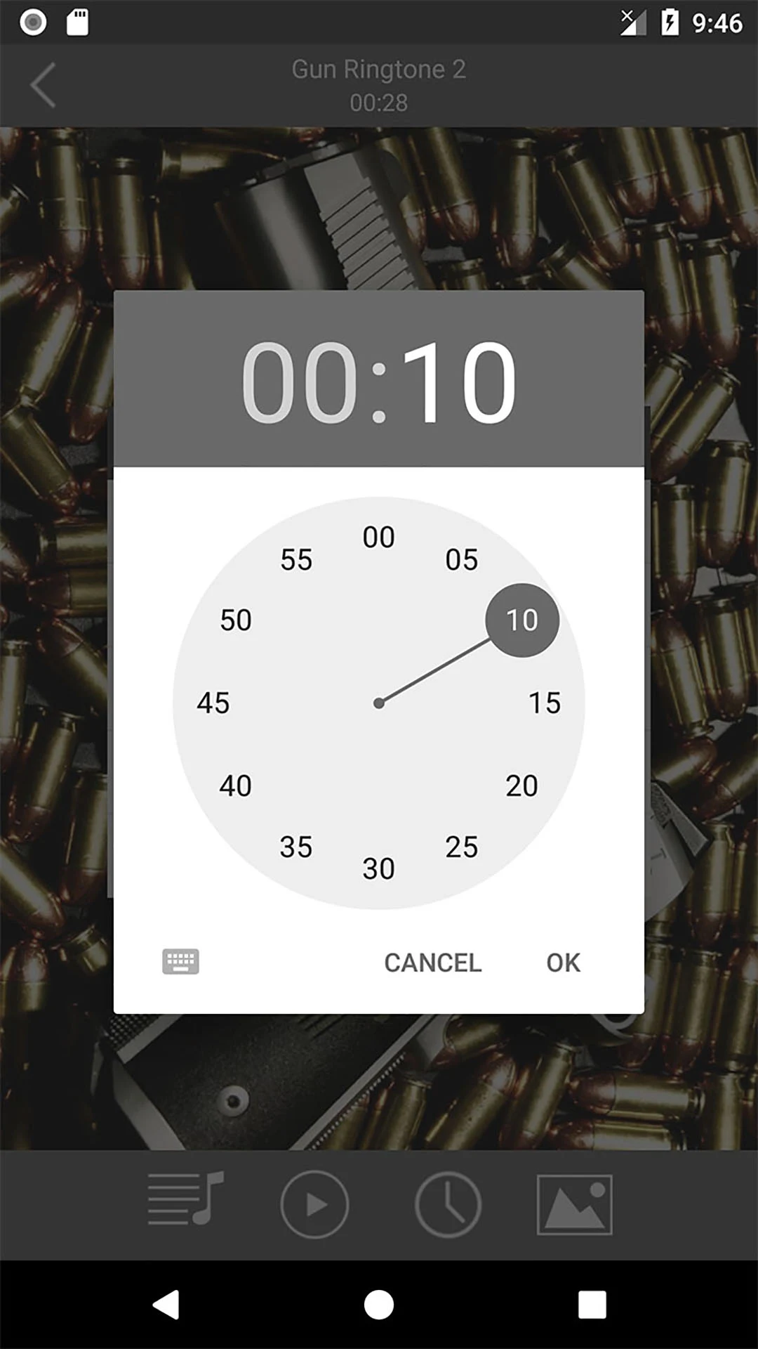 Gun Sounds Ringtones Wallpaper screenshot