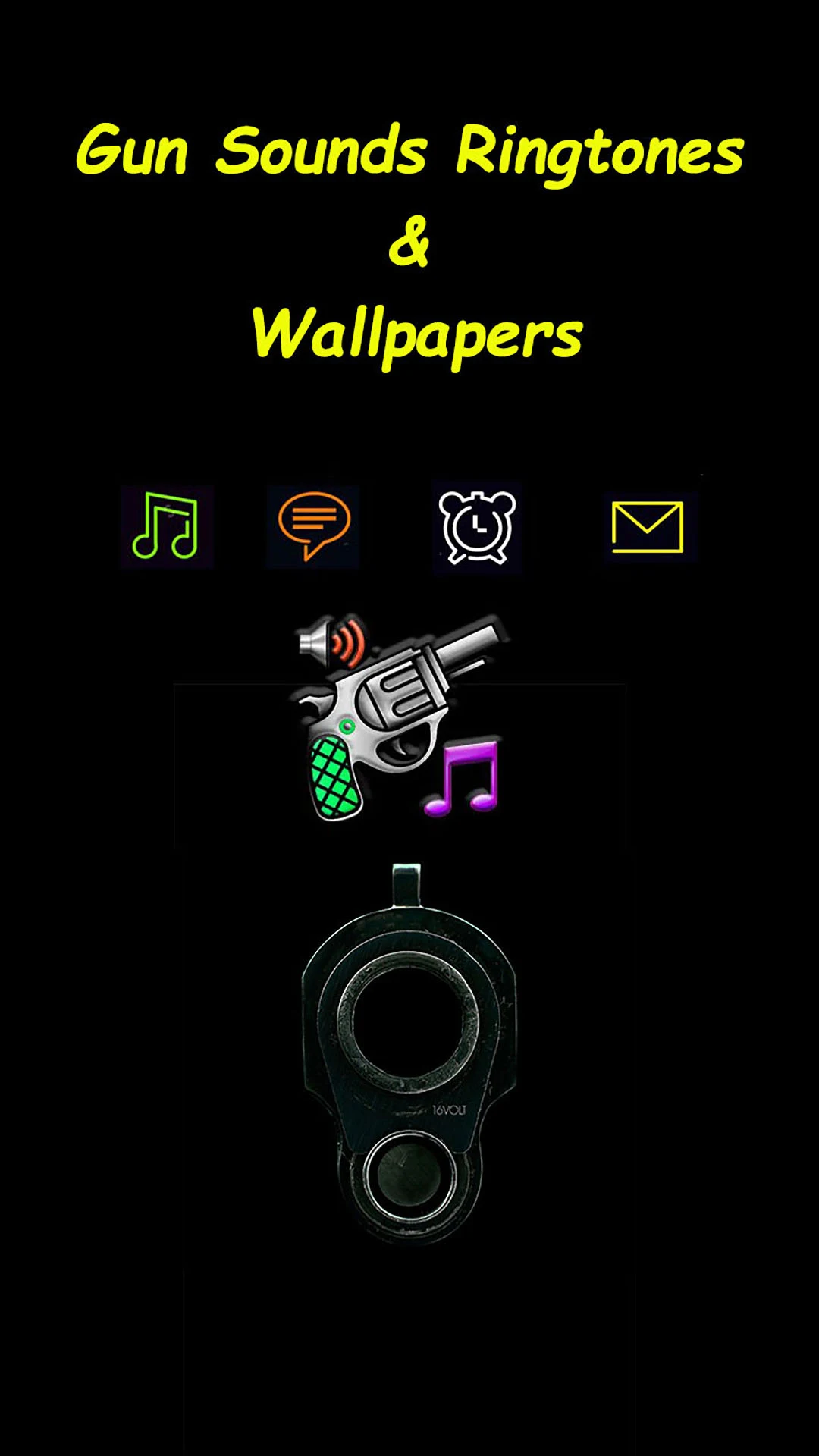 Gun Sounds Ringtones Wallpaper screenshot