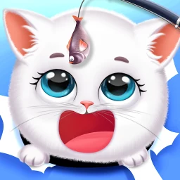 Ícone de Gatos fofos e festa recém
